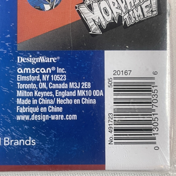 Power Rangers Morphin Time Birthday Supplies 16 Invitations & Thank You Notes - Picture 6 of 6